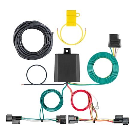 Curt Custom Wiring Harness, 4Way Flat Output, Select Honda HRV 56483